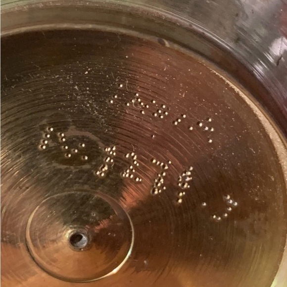 Vintage Etched India Brass 7” Pitcher - Picture 4 of 10